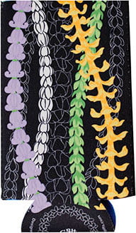 Slim Can Coolies - Floral Lei