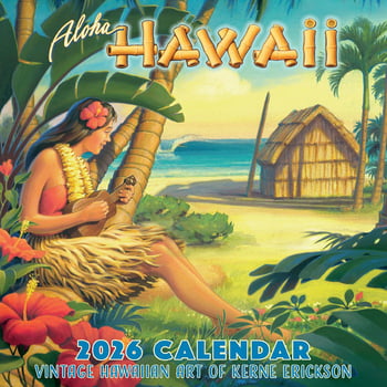 11x11 Wall 2026 Calendar - Aloha Hawaii