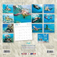 11x11 Wall 2026 Calendar - Turtle