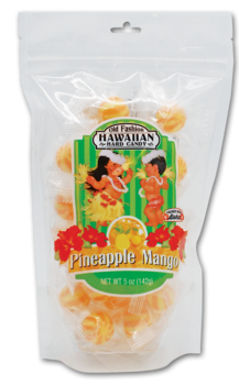 Old Fashion Hawaiian Hard Candy 5oz Bag - Pineapple Mango