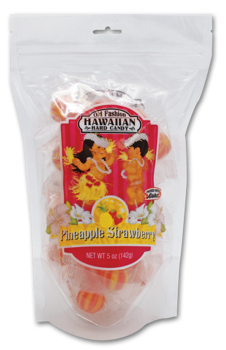 Old Fashion Hawaiian Hard Candy 5oz Bag - Pineapple Strawberry