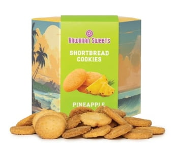 Hawaiian Sweets Shortbread Cookies - Pineapple