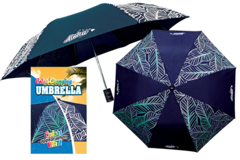 Color Changing Umbrella 42" - Banana Leaves