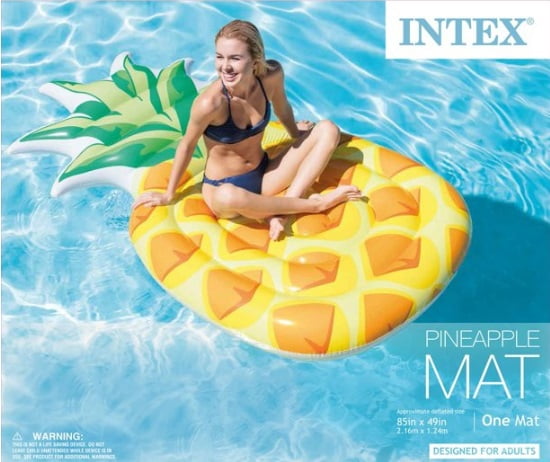 intex giant floating mat