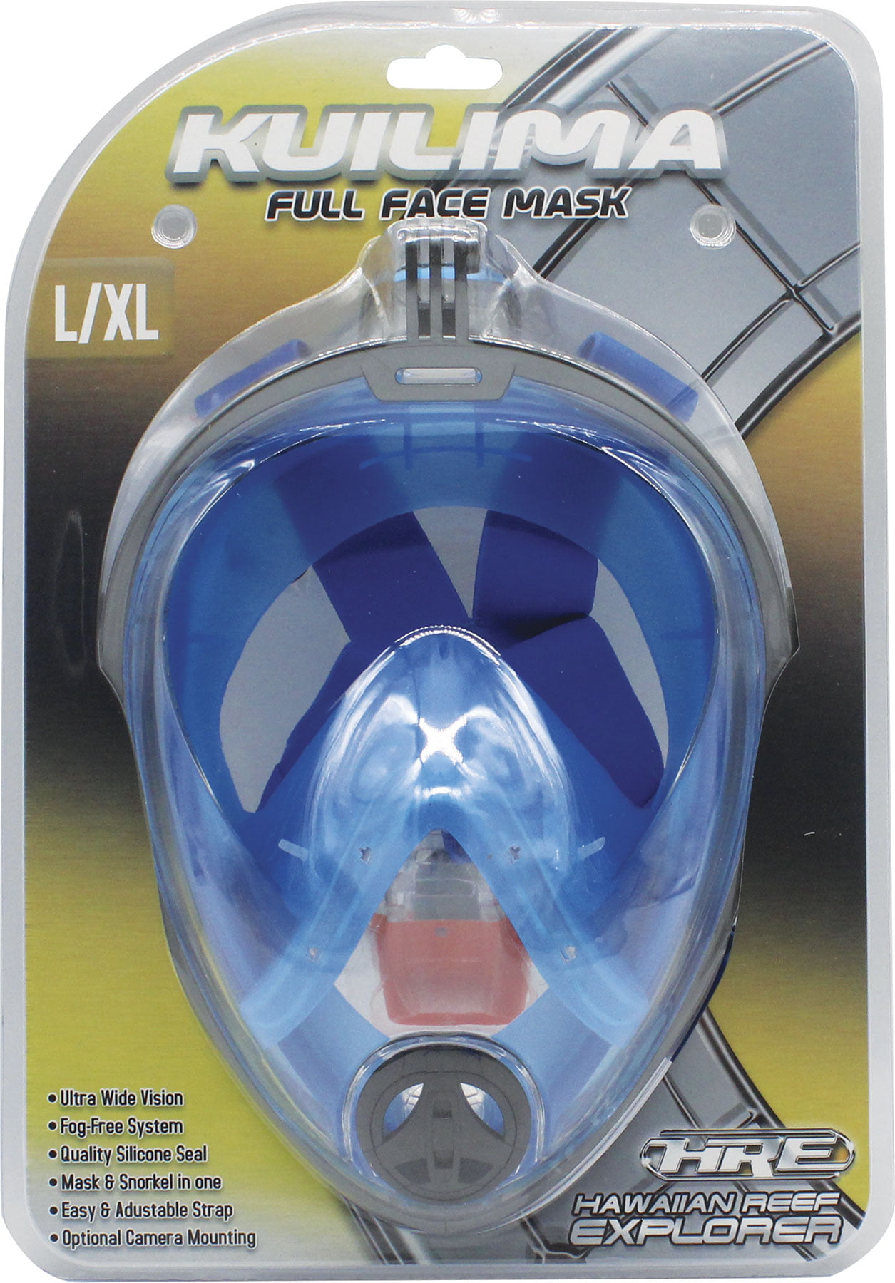 Blue Snorkel popular Full Face Mask