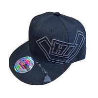 Aloha Fitted Caps - Hawaii Blocks Shaka