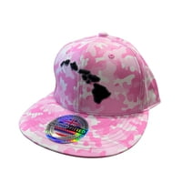 Aloha Fitted Snapback Cap - Camo Island Chain