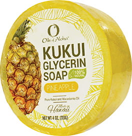 Kukui Glycerin Soap Bar - Pineapple